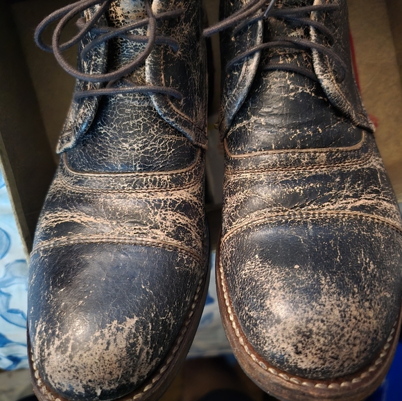 BED STU BROWN DISTRESSED COBBLER SERIES BOOT. - Picture 5 of 14